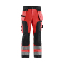 High Vis werkbroek met gereedschapzakken