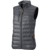 Fairview lichtgewicht donzen dames bodywarmer - Staalgrijs - XS