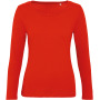 Ladies' organic Inspire long-sleeve T-shirt Fire Red S