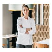 LONG SLEEVE KITCHEN JACKET, WHITE, 44, VELILLA