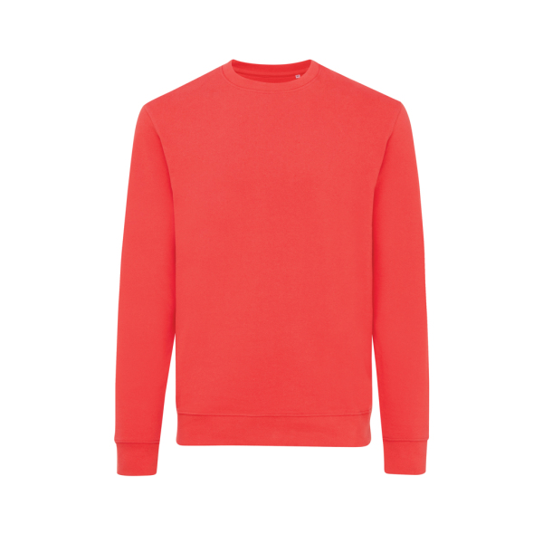 Iqoniq Zion gerecycled katoen sweater, luscious red (M)