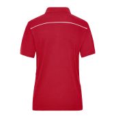 Ladies' Workwear Polo - SOLID - - red - M