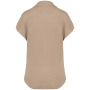 Linnen damespolo Wet Sand XS
