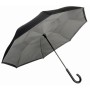 Automatische paraplu OPPOSITE donker grijs, zwart