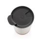 Kurk koffiebeker, zilver