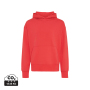 Iqoniq Yoho recycled cotton relaxed hoodie, luscious red (S)