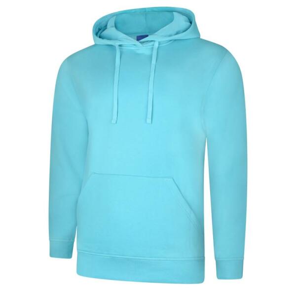 Deluxe Hooded Sweatshirt - L - Turquoise