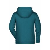 Children's Zip Hoody - petrol-melange - XS