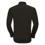 RUS Men LSL Fitted Stretch Shirt, Chocolate, 4XL