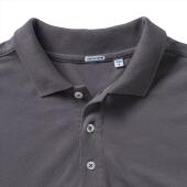 RUS Men Fitted Stretch Polo, Convoy Grey, S