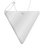 RFX™ H-12 reflecterende TPU hanger met omgekeerde driehoek - Wit