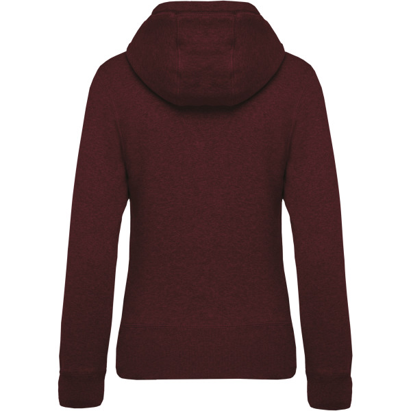 Dames hooded sweater Bio Wine Heather XS