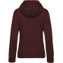 Dames hooded sweater Bio Wine Heather XS