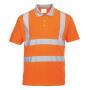 Hi-Vis Polo Shirt, Orange, L, Portwest