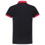 Poloshirt Bicolor Fitted Outlet 201002 Navy-Red XXS