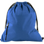 Pongee (190T) drawstring backpack Elise cobalt blue