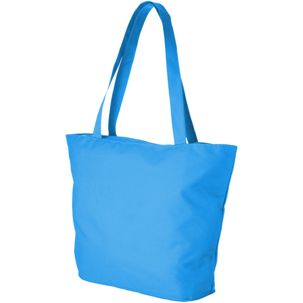 Panama zippered tote bag 20L - Process blue