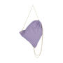 Cotton Drawstring Backpack - Lavender - One Size
