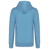 Ecologische herensweater met capuchon Cloudy blue heather 5XL
