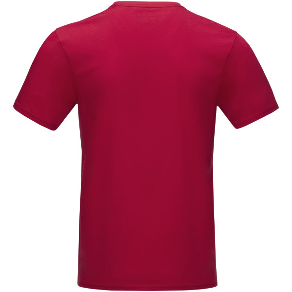 Azurite heren T-shirt met korte mouwen GOTS biologisch textiel - Rood - S