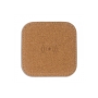 Square cork Wireless charger 5W - Natuur
