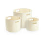 Canvas Storage Tubs - Natural - S