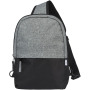 Reclaim GRS recycled two-tone sling 3.5L - Solid black/Heather grey