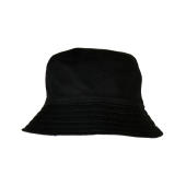 Batik Dye Reversible Bucket Hat - Black