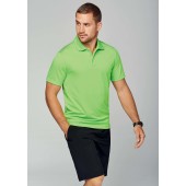 Short-sleeved polo shirt Sporty Royal Blue 3XL