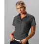 Women's Tailored Fit Poplin Shirt SSL - Graphite - 3XL
