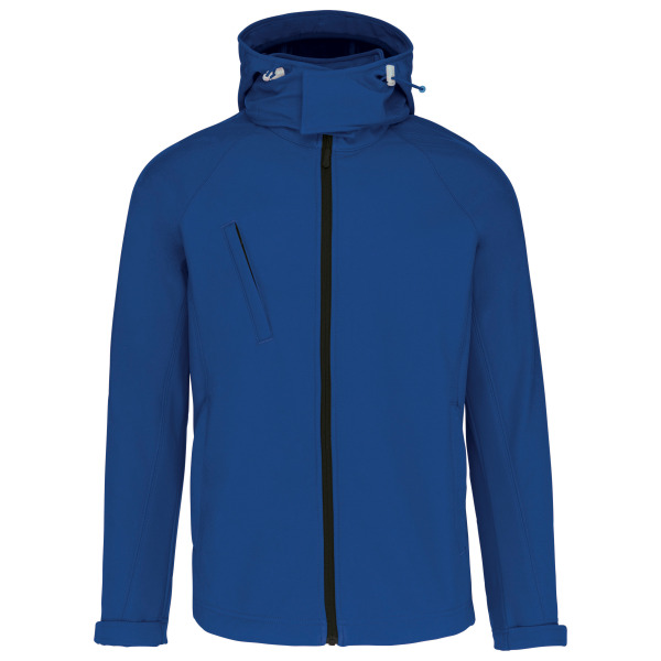 Heren softshell jas met afneembare capuchon Heren softshell jas met afneembare capuchon