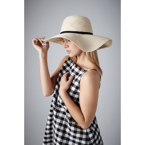 Marbella wide-brimmed sun Hat Black One Size