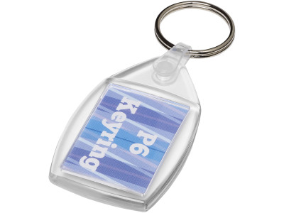 Lita P6 sleutelhanger met kunststof clip Lita P6 sleutelhanger met kunststof clip
