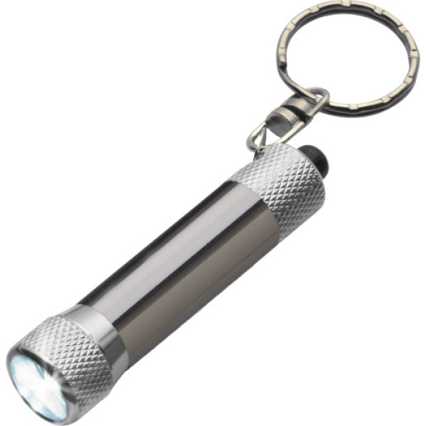 Aluminium 3-in-1 key holder grey