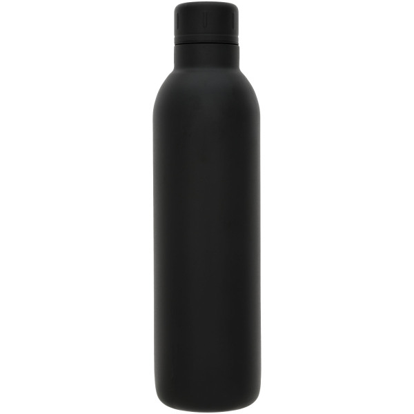 Thor 510 ml copper vacuum insulated water bottle - Solid black