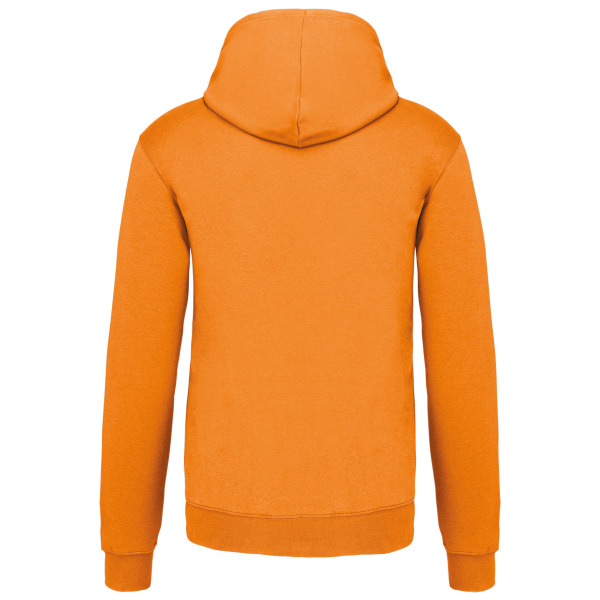 Hooded sweater met gecontrasteerde capuchon Orange / White XL