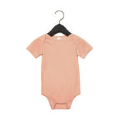 Baby Triblend Short Sleeve Onesie - Peach Triblend