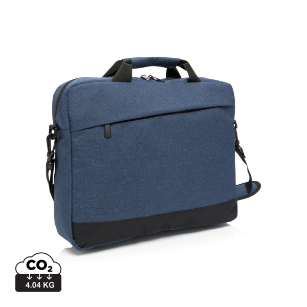 Trend 15” Laptoptasche, navy blau, schwarz