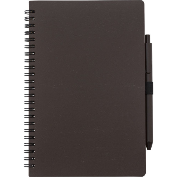 Coffee fibre notebook with pen Clive