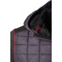Men's Knitted Hybrid Jacket - grey-melange/anthracite-melange - S