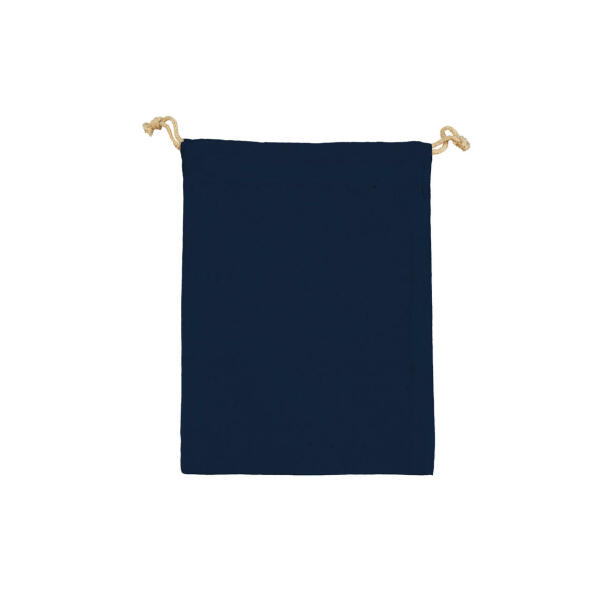 Cotton Stuff Bag - Dark Blue - 2XS (10x14)