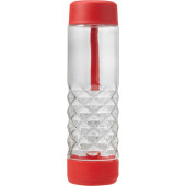 Vattenflaska i glas (590 ml) med kork och botten i dekorfärg Vattenflaska i glas (590 ml) med kork och botten i dekorfärg