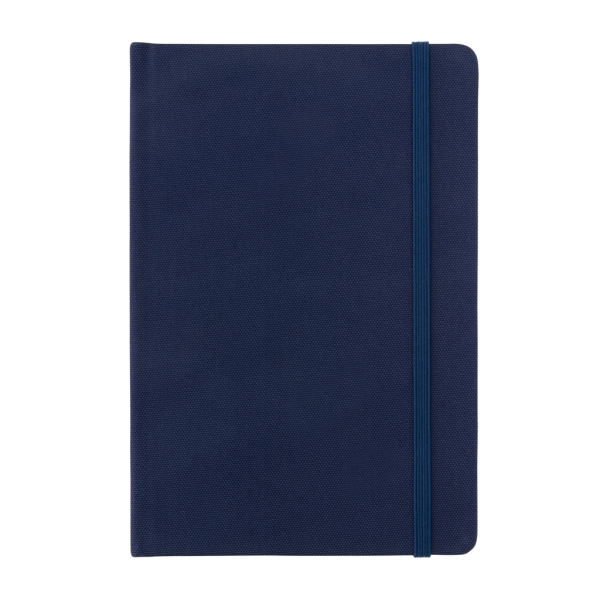 GRS-gecertificeerd RPET A5-notebook, donkerblauw