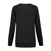 L&S Heavy Sweater Raglan Crewneck for her black M