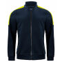 2129 Sweatshirt Full Zip Navy/Yellow 3XL