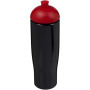 H2O Active® Tempo 700 ml dome lid sport bottle - Solid black/Red