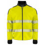 6109 Sweatshirt Full Zip Yellow/black XXL