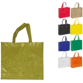 Eco glans gelamineerde non woven draagtas shopper