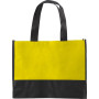 Nonwoven (80 gr/m²) shopping bag Brenda yellow