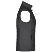 Ladies' Hybrid Vest - black/silver - XXL